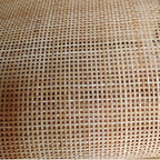 Roll of checkered real Indonesian rattan cane webbing, 16 in wide