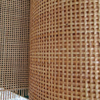 Roll of checkered real Indonesian rattan cane webbing, 20 in wide