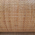 Roll of checkered real Indonesian rattan cane webbing, 20 in wide