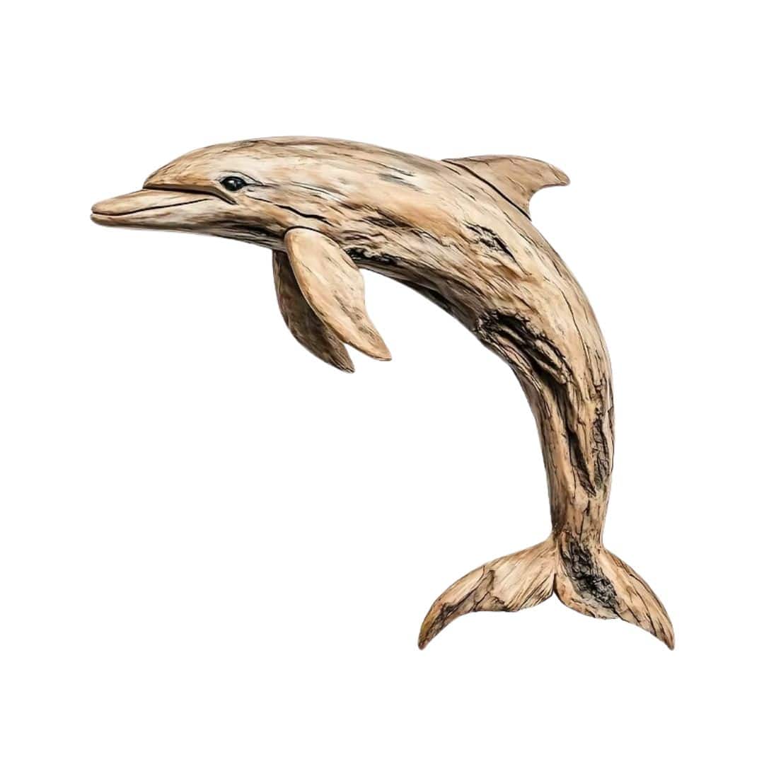 Wood Carved Into Ocean Shapes