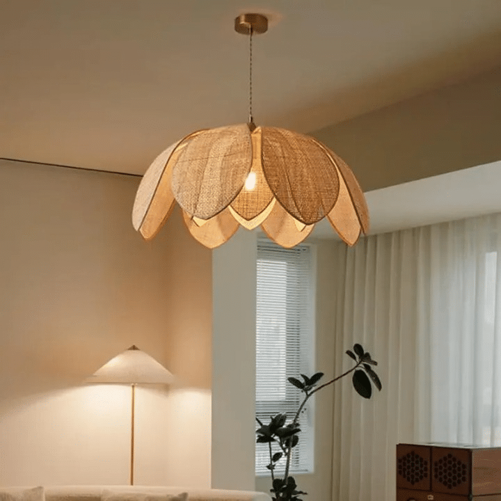 Natural Rattan, Dimmed Light