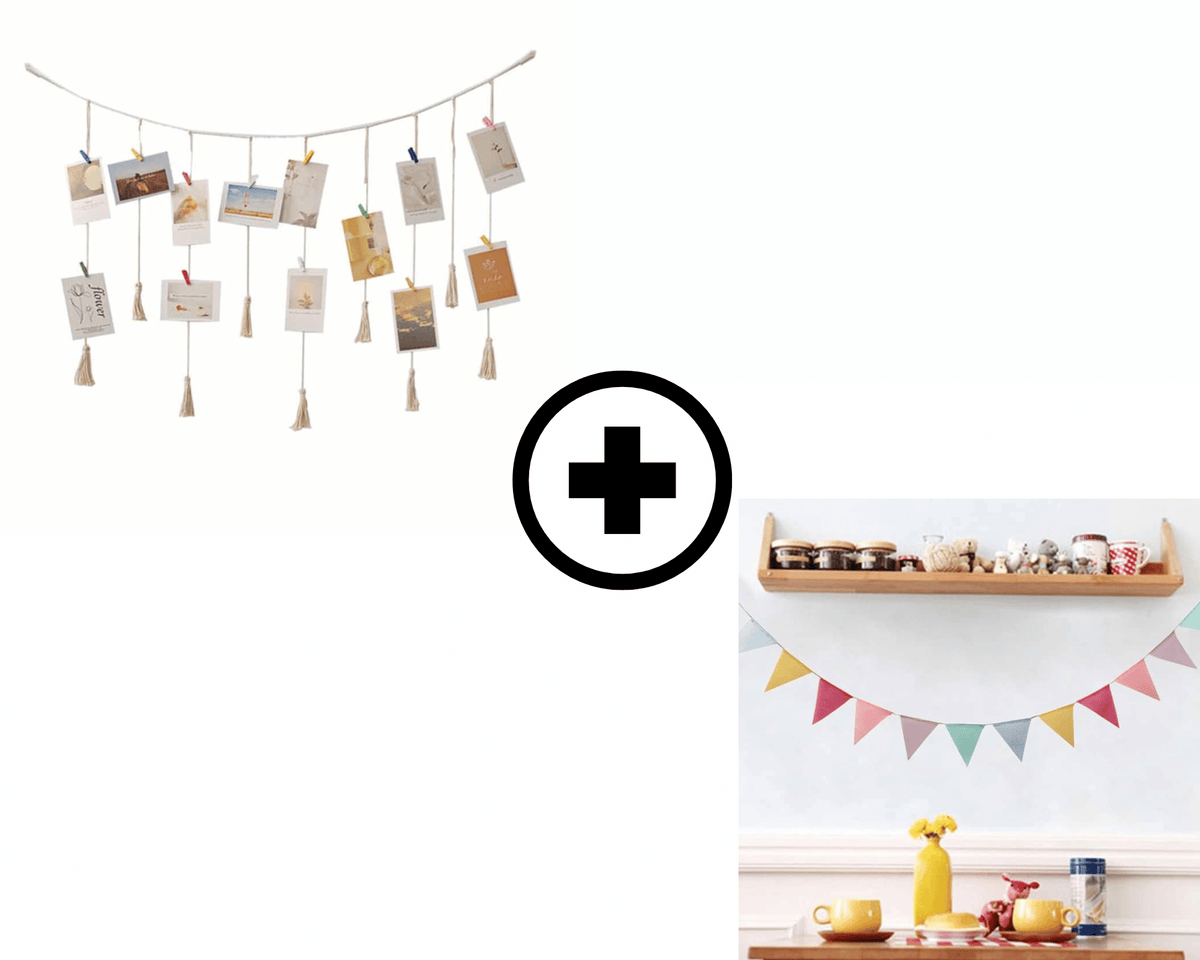 Bunting and Photos Together