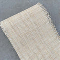 Sheet of natural rattan cane webbing with a crosshatch weave