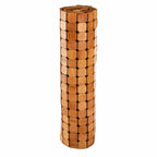 Brown bamboo tile mat surface