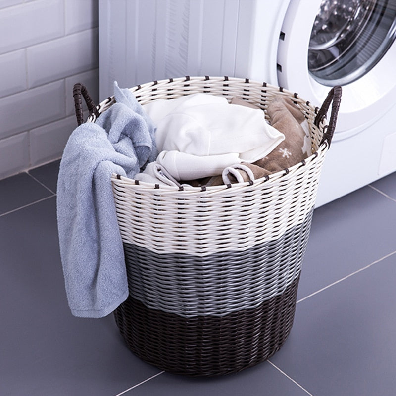 A Woven Basket That Folds Away