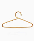Clothes hanger wrapped in tightly hand woven natural rattan