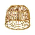 Hand woven rattan lamp shade in beige or black