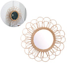 A generous corolla of looped rattan petals.