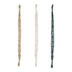 Long hanging holder knotted by hand in natural fiber rope