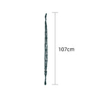 Long hanging holder knotted by hand in natural fiber rope