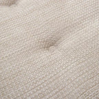 Soft natural beige Nordic style seat cushion with discreet ties