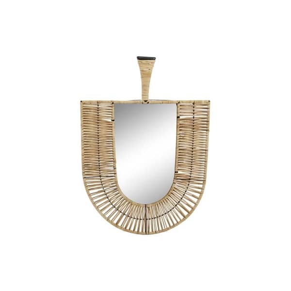 An Out of the Ordinary Rattan Mirror