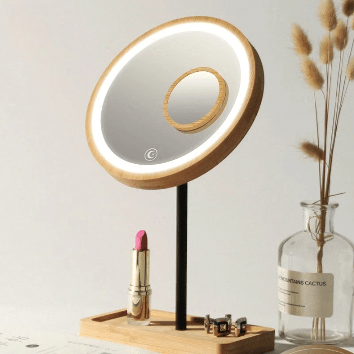 Natural Wood, Adjustable Light