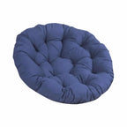 Round padded cushion for a rattan papasan chair in beige, blue or gray