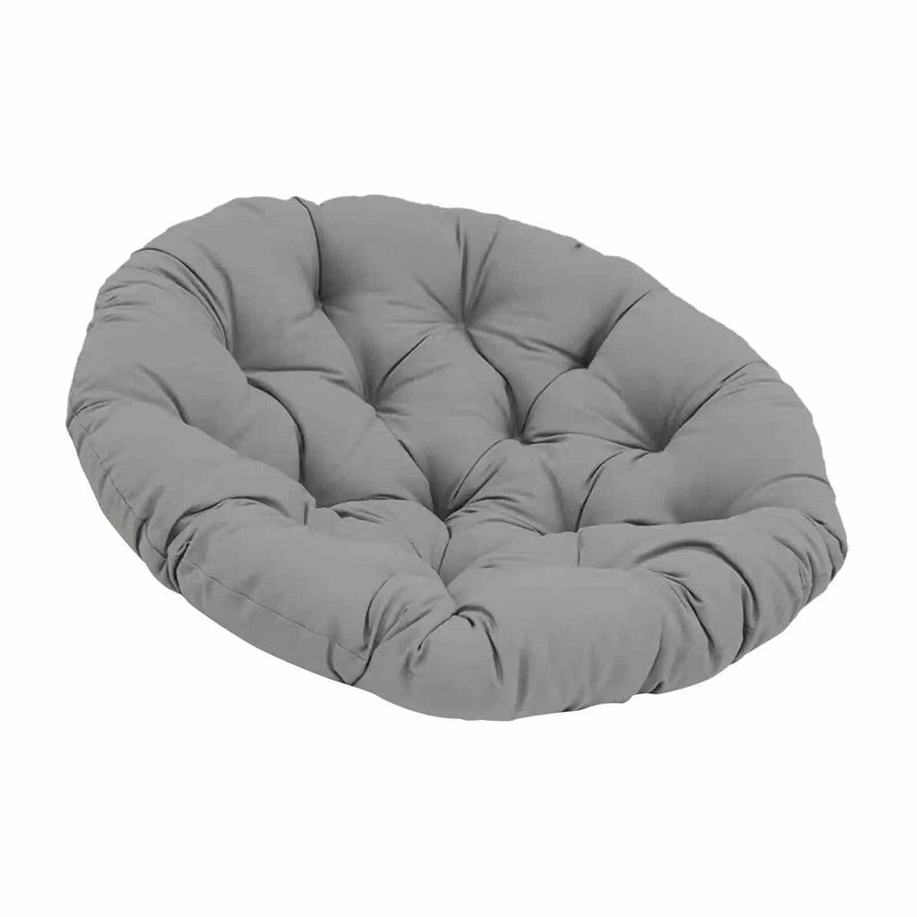 Round padded cushion for a rattan papasan chair in beige, blue or gray