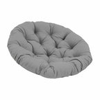 Round padded cushion for a rattan papasan chair in beige, blue or gray