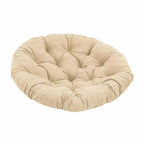 Round padded cushion for a rattan papasan chair in beige, blue or gray