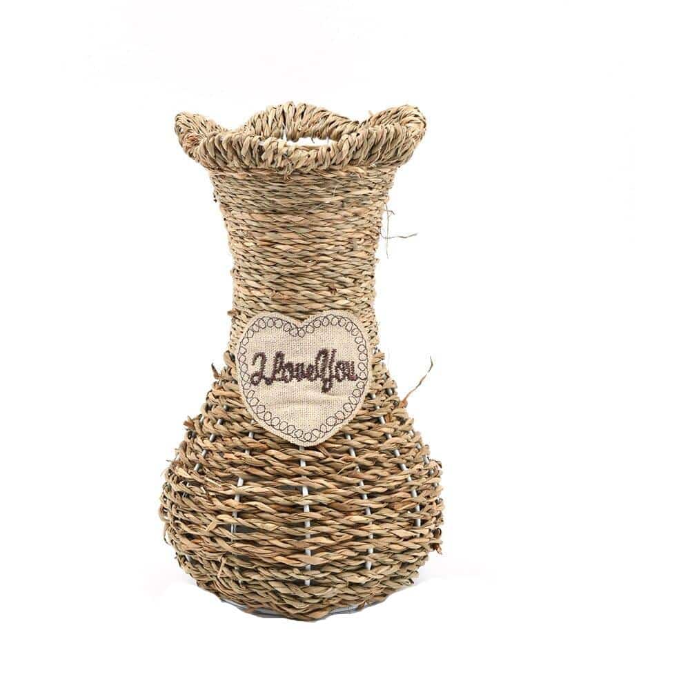A Woven Vase to Say I Love You