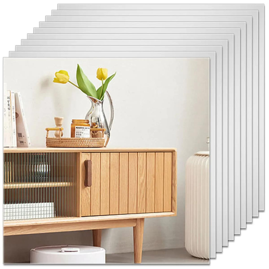 Stack of flexible square mirror sheets