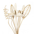 Bundle of natural rattan flower and leaf stems