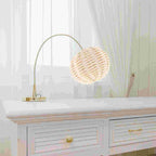 Two small woven clip on bulb shades in green or white