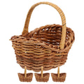 Tiny woven baskets with handles