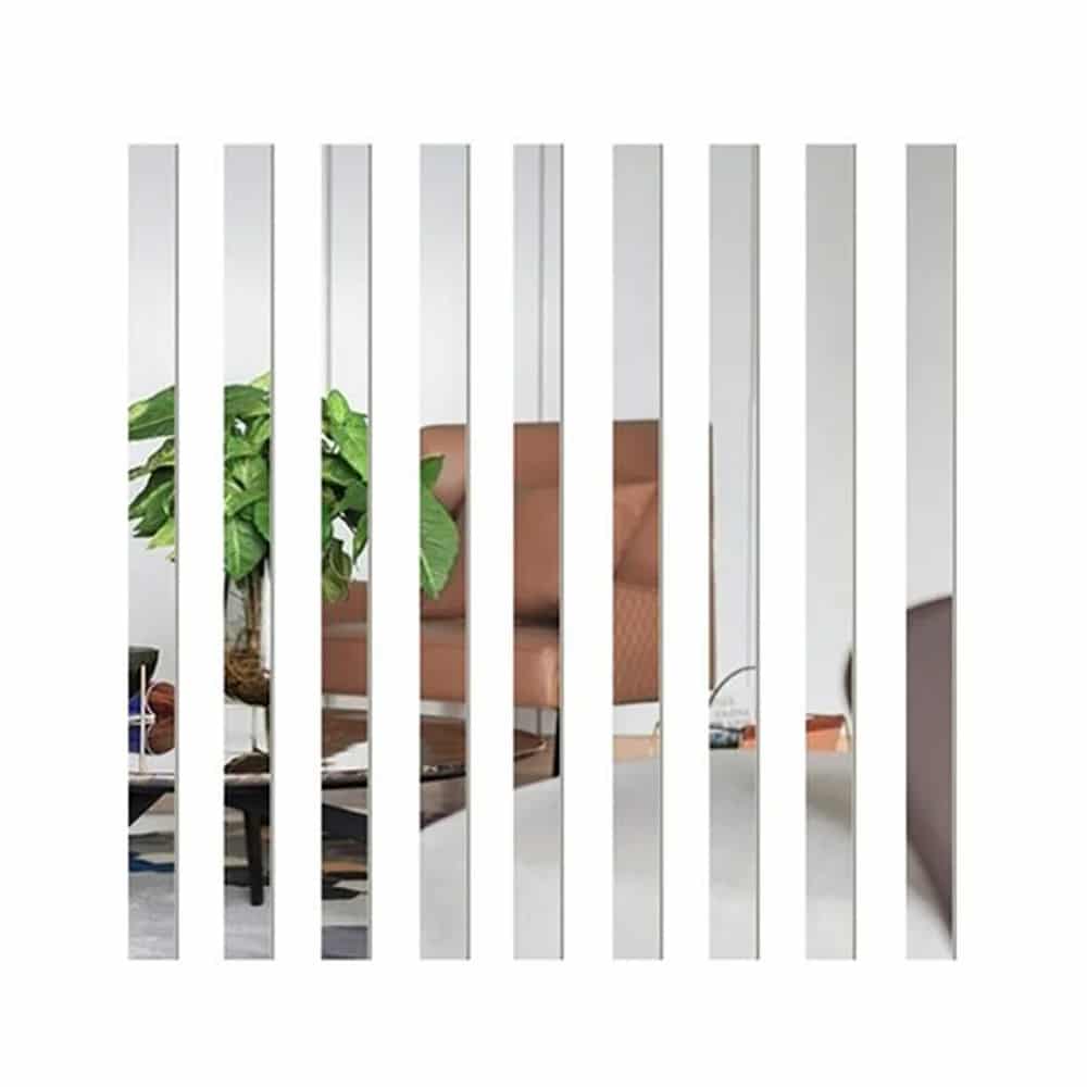 Five Mirror Strips for Your Door