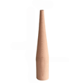 Slim tapered natural bamboo bud vase