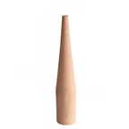 Slim tapered natural bamboo bud vase