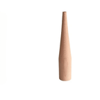 Slim tapered natural bamboo bud vase