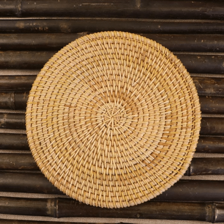 Round Rattan Shaped by Hand