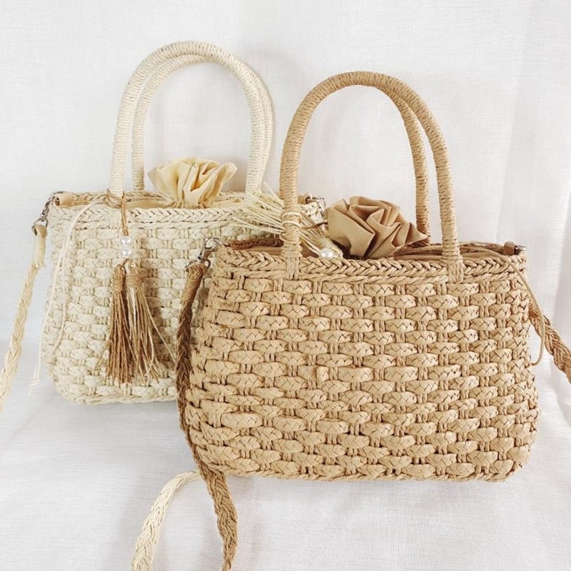A Small Round Woven Bag