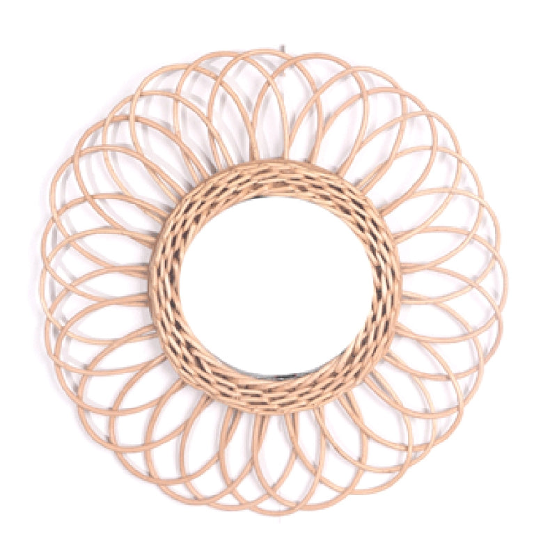 Overlapping petals in a spiral pattern.