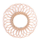 Overlapping petals in a spiral pattern.