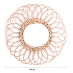 Overlapping petals in a spiral pattern.