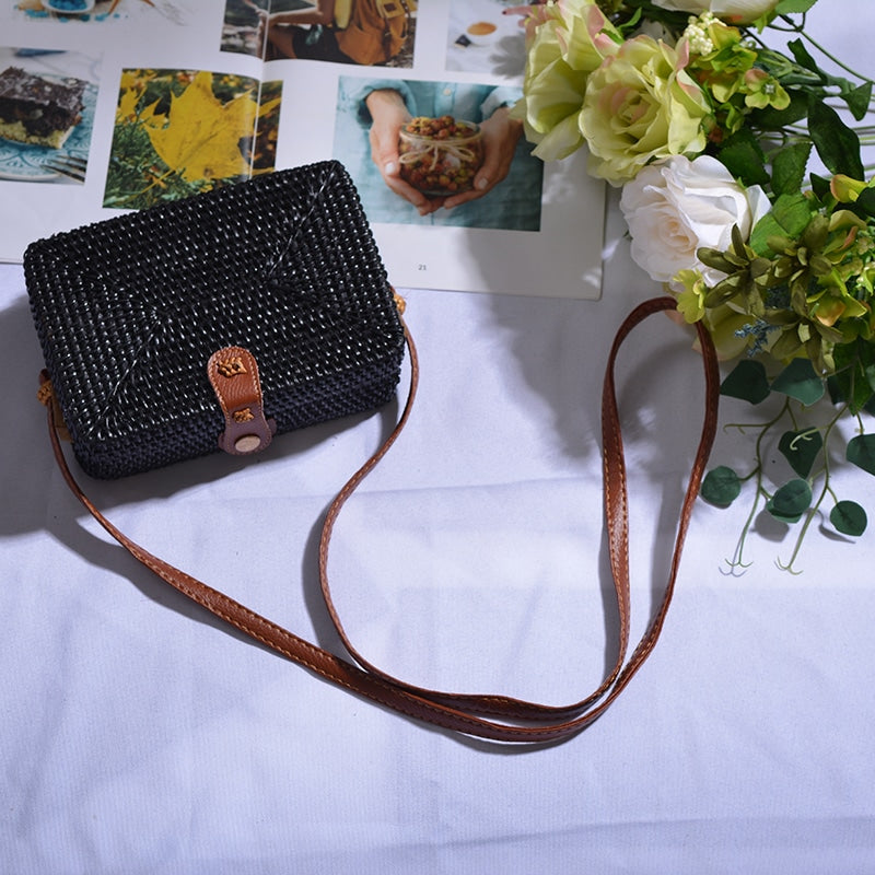 Hand Woven Rattan, Square Shape