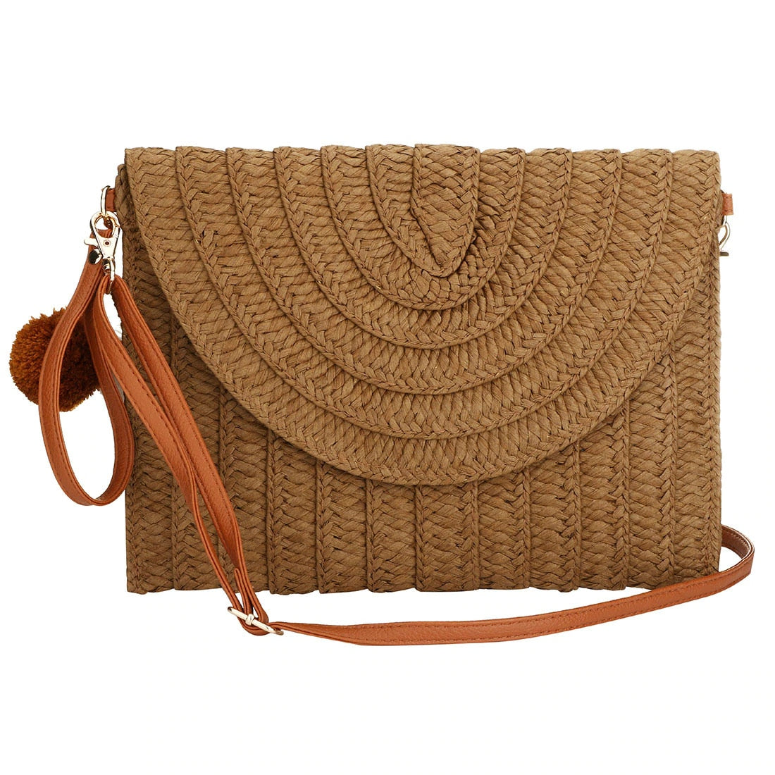 A Square Hand Woven Clutch