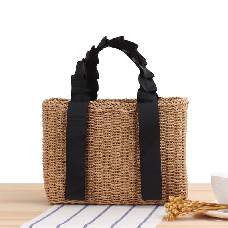 A Woven Straw Bag for Summer