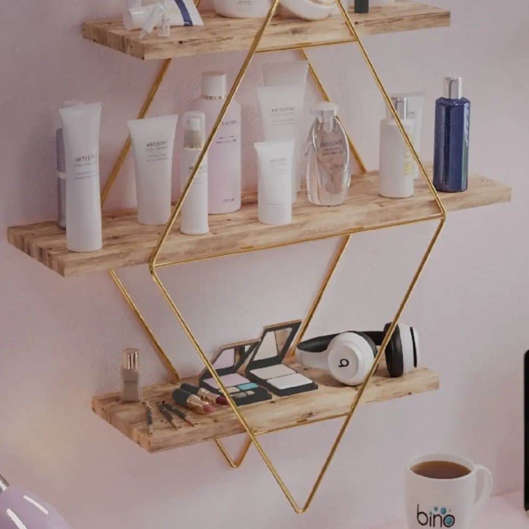Three Wood Shelves to Store Differently