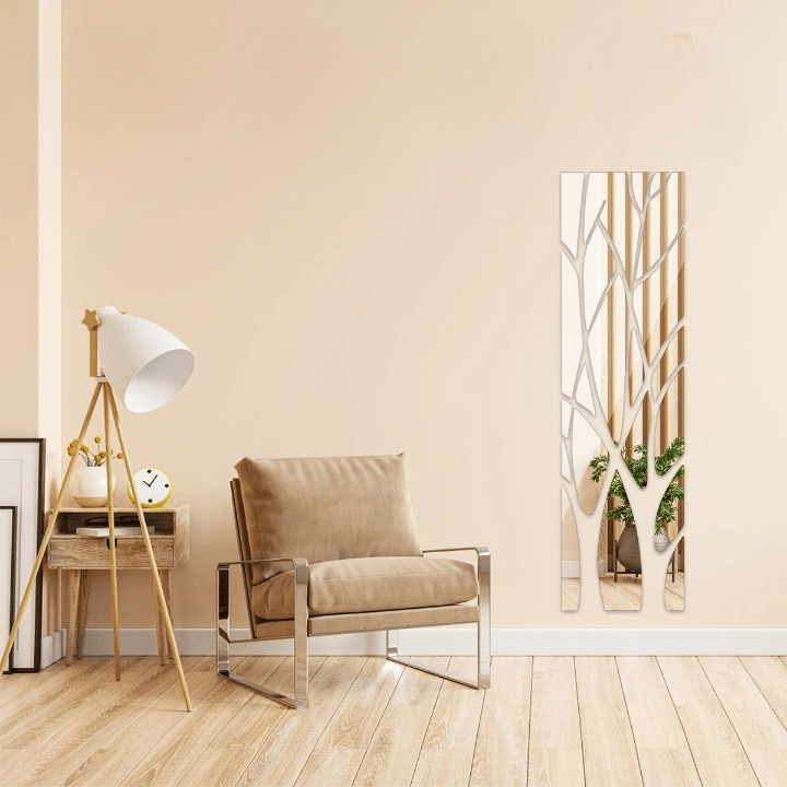 A Mirror That Dresses the Wall