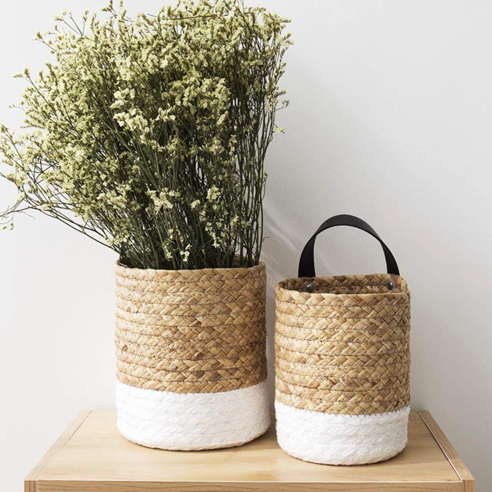 Woven Fiber and Greenery Go Together