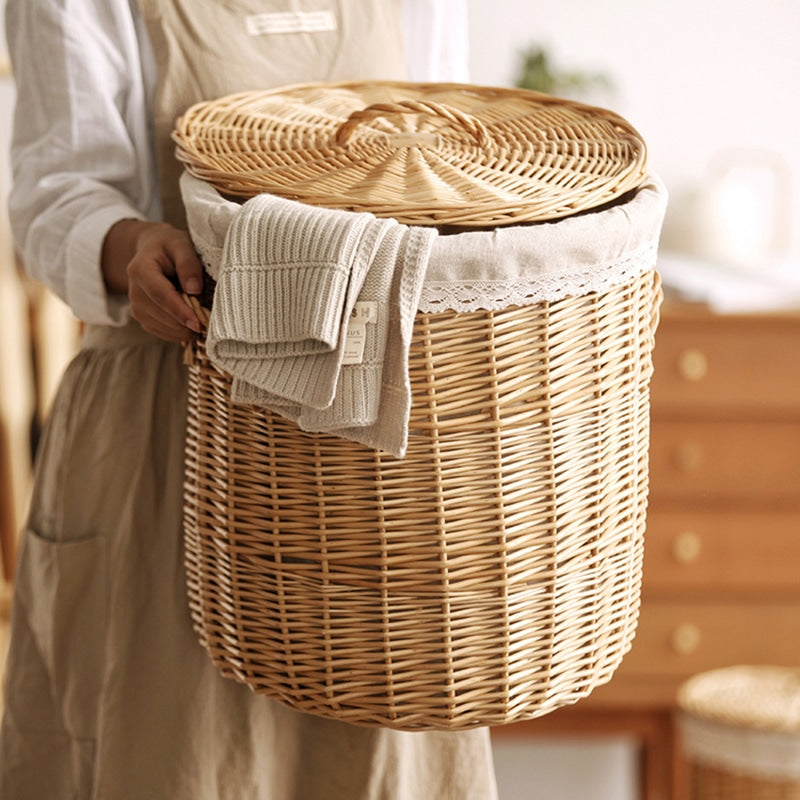 Hand Woven Wicker for Your Laundry