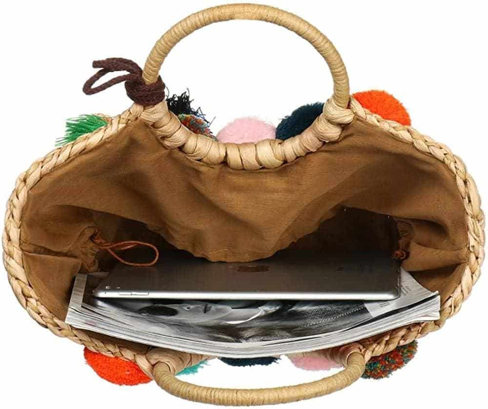 Woven Fiber and Pompoms for Summer